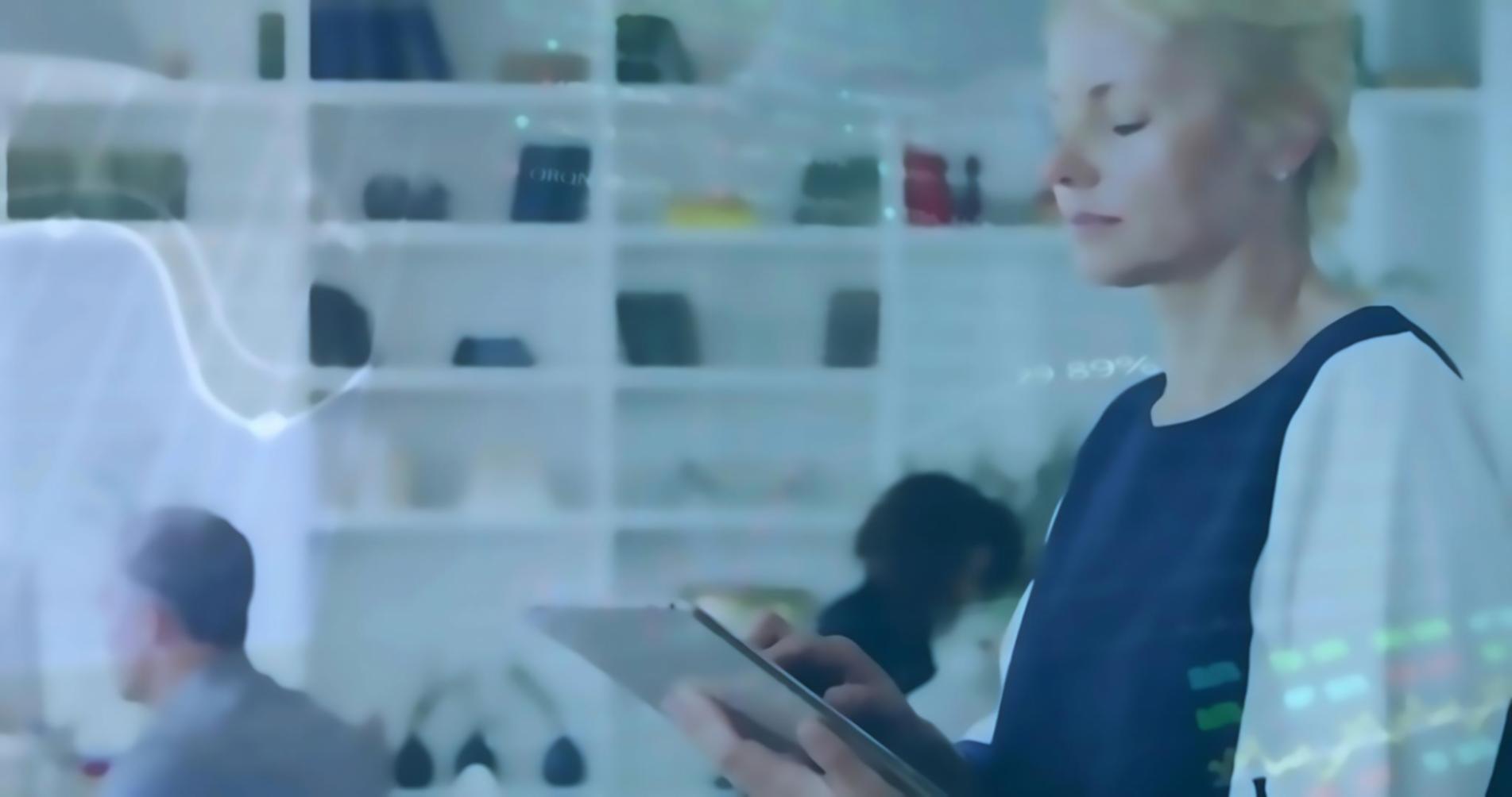 Students working on blockchain concepts